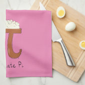 Chocolate Pi Wiskunde Cute Pie Baking Kitchen Towe Theedoek (Quarter Fold)