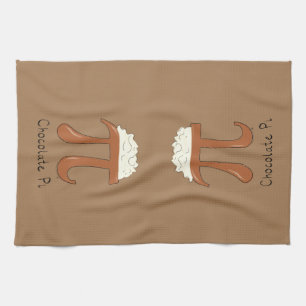 Chocolate Pi Wiskunde Cute Pie Baking Kitchen Towe Theedoek