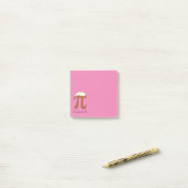 Chocolate Pi-Wiskunde leraar Post-it® Notes (Op bureau)
