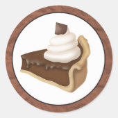 Chocolate Pie fun cartoon sticker (Voorkant)