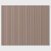 Chocolate Pinstripe Wrapping Paper - Sophisticated Cadeaupapier (Vlak)