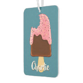 Chocolate Popsiche, aangepaste naam auto luchtverf Luchtverfrisser (Links)