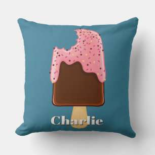 Chocolate Popsiche, aangepaste naam en kleur kusse Kussen