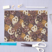 Chocolate Pretzels Pattern Tissuepapier (Craft)