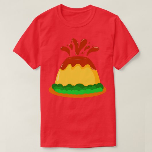 Chocolate Pudding Volcano T-shirt (Design voorkant)
