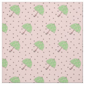 Chocolate Raindrops Umbrella Valentijn Regen drupp Stof (Swatch)