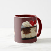 Chocolate Raspberry Cheesecake Mok (Voorkant rechts)