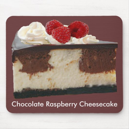 Chocolate Raspberry Cheesecake Muismat (Voorkant)