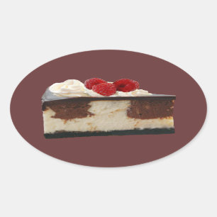 Chocolate Raspberry Cheesecake Sticker