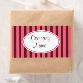 Chocolate Retro Business Labels (Insitu)
