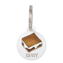 Chocolate Roast Marshmallow Smore Campfire S'mores Huisdierpenning