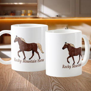 Chocolate Rocky Mountain Horse Koffiemok