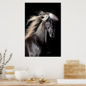 Chocolate Rocky Mountain Horse Poster (Keuken)