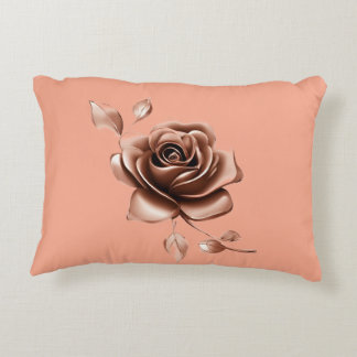 Chocolate Rose Glaze AI art  Accent Kussen