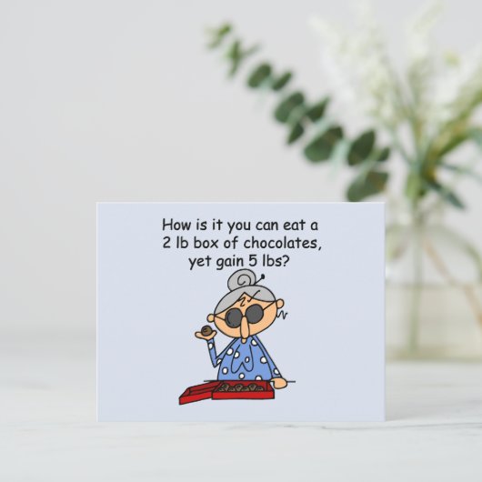 Chocolate Sense Briefkaart (Staand voorkant)