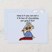 Chocolate Sense Briefkaart (Voorkant / Achterkant)