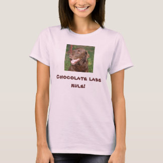 .Chocolate shirt van de laboratoriumregel