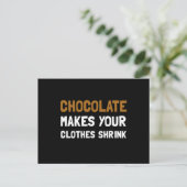 Chocolate Shrink Briefkaart (Staand voorkant)