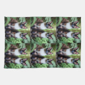 Chocolate Siamese Cat Twins, Dish Towel Theedoek (Horizontaal)