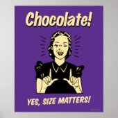 Chocolate: Size Matters Poster (Voorkant)