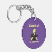 Chocolate: Size Matters Sleutelhanger (Voorkant Links)