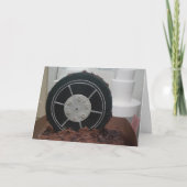 "Chocolate Skidmarks" Verjaardag Kaart (Voorkant)