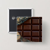 Chocolate Snoep Bar Button (Voorkant /achterkant)