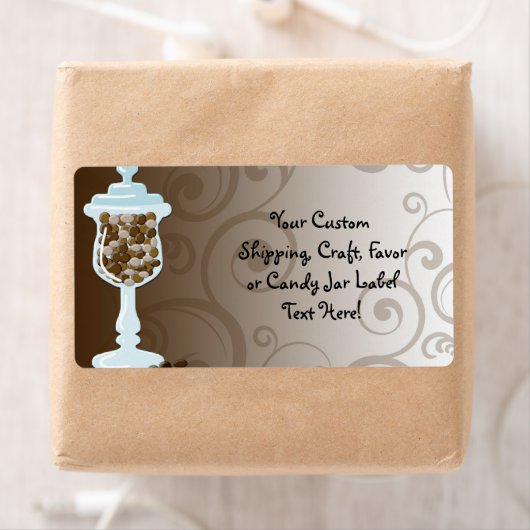 Chocolate Snoep Buffet Bar, Urn of Sweets Etiket (Insitu)