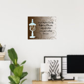 Chocolate Snoep Buffet Bar, Urn of Sweets Poster (Thuiskantoor)