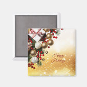 Chocolate Snoep kerstmagneet Magneet (Voorkant / Achterkant)