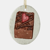 Chocolate Snoep Love - SRF Keramisch Ornament (Rechts)