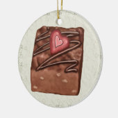 Chocolate Snoep Love - SRF Keramisch Ornament (Links)