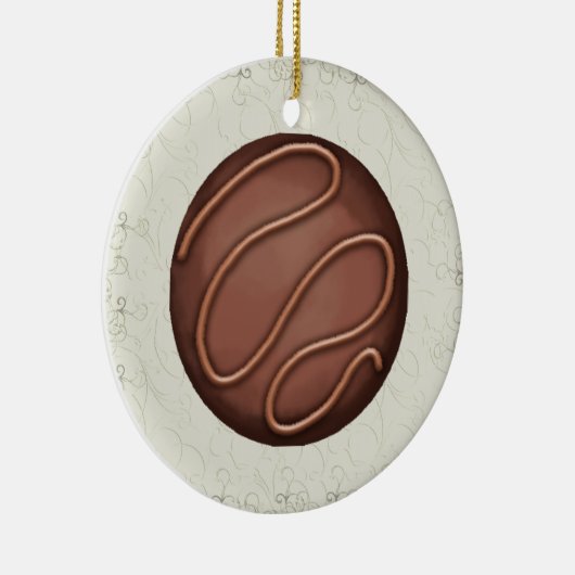 Chocolate Snoep Love - SRF Keramisch Ornament (Rechts)