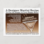 Chocolate Souffle Martini Recipe Briefkaart (Voorkant)