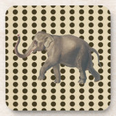 Chocolate Spice Moods Stippen met olifant Bier Onderzetter (Voorkant)