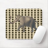 Chocolate Spice Moods Stippen met olifant Muismat (Met muis)