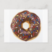Chocolate Sprinkles Doughnut Briefkaart (Voorkant)