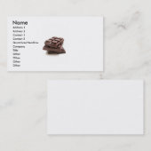 Chocolate Squares Visitekaartje (Voorkant / Achterkant)