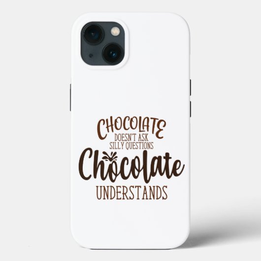 Chocolate stelt geen Gekke vragen Case-Mate iPhone Case (Achterkant)