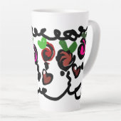 Chocolate Strawberry's valentine  Latte Mok (Rechterhoek)