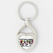 Chocolate Strawberry's valentine  Sleutelhanger (Voorkant)