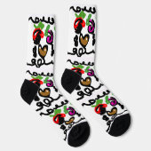 Chocolate Strawberry's valentine  Sokken (Rechts)