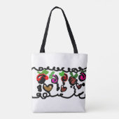 Chocolate Strawberry's valentine  Tote Bag (Achterkant)
