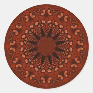 Chocolate Sun-Sticker Ronde Sticker