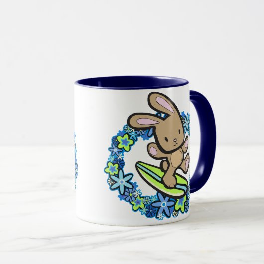 Chocolate Surfing Bunny-Mokken Mok (Voorkant rechts)