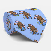 Chocolate Surfing paashaas Hawaiian Stropdas (Opgerold)