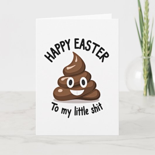 Chocolate Swirl Easter Card Kaart (Voorkant)