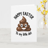 Chocolate Swirl Easter Card Kaart (Gele Bloem)