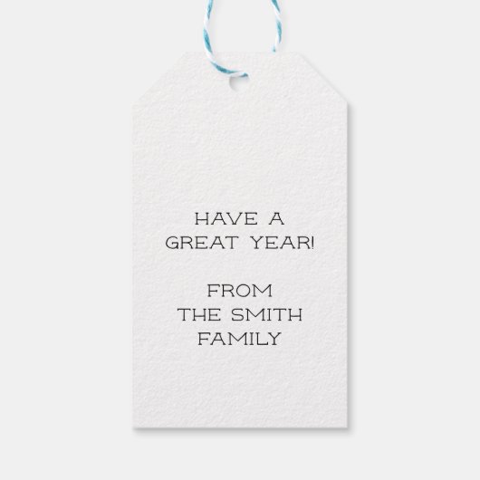 Chocolate Teach Sanitize Herhaal het grote schoolj Cadeaulabel (Achterkant)