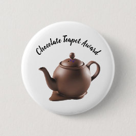 Chocolate Teapot Award Ronde Button 5,7 Cm
